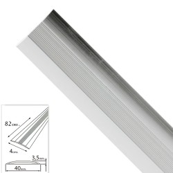 Tapajuntas Adhesivo Para Moquetas Metal Plata 82,0 cm.