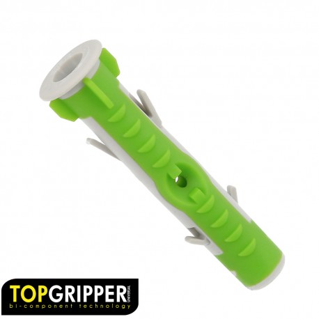 Taco Topgripper Bimaterial Ø 8 mm. (Caja 100 unidades) Taco Anclaje Universal, Taco Hormigon, Taco Pladur, Taco Ladrillo