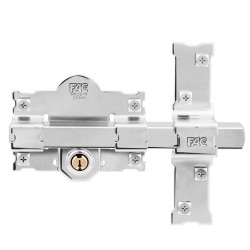 Cerrojo Fac 101-L /105 Niquelado. Llaves Iguales