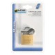 Candado Laton Arco Normal 40 mm.