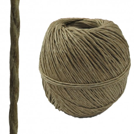 Hilo Bramante Cañamo Pulido Nº 4 (Bobina 100 Gramos) Ø 1,5 Mm.
