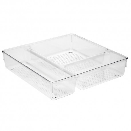 Organizador de Plastico Para Cajones "System Nº1" 23x23x5 cm.