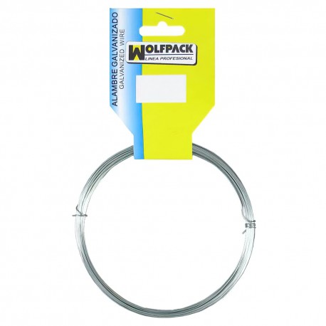 Alambre Galvanizado (Rollo 50 gramos / 2 metros) Nº12/1,8 mm.
