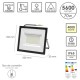 Foco Led Plano Potencia 70 Watt. 5600 Lumenes. Luz blanca 4000ºK Protección IP65. Cuerpo Aluminio. Foco Exteriores / Interiores.