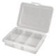 Organizador Plastico 6 Compartimentos 120 x 100 x 28 mm. Caja Almacenaje, Malentin Organizador, Organizador Plastico