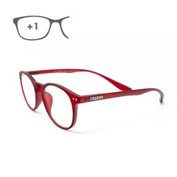 Gafas Lectura Connecticut Color Rojo Aumento +1,0 Patillas Para Colgar Del Cuello , Gafas De Vista, Gafas De Aumento