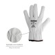 Guantes De Trabajo De Piel Flor De Vacuno, Proteccion Laboral, Riesgos Mecanicos, Guantes De Seguridad De Cuero. Talla 9" (Par)