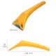 Rascavidrios Plastico Amarillo Hoja 60 mm. Rasqueta Vitroceramica, Rascador Vidrio, Rascador Vitroceramica,