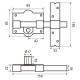 Cerrojo Fac 301-r/ 80-n Bombillo 70