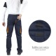 Pantalon Trabajo Talla 48 Azul Oscuro Spandex