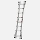 Escalera Telescópica Aluminio 5+5 Peldaños