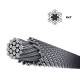 Cable Galvanizado 6 mm. (Rollo 100 Metros) No Elevacion