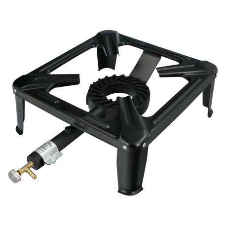 Hornillo Gas 4 Pies 40x40 cm. Potencia 7.000 Watts.