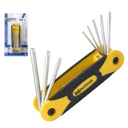 Juego Llaves Torx Plegable 8 Piezas Inviolable