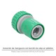 Conector Manguera Plastico 3/4 Con Stop Blister