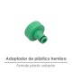 Adaptador Manguera Plastico 1" hembra Blister