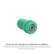 Conector Manguera Plastico 3/4 Blister