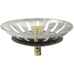 Tapon Valvula Cesta Para Fregadero Inoxidable Click Clack Ø 8 cm.