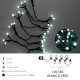 Guirnalda Luces Navidad Esfera 120 Leds Luz Blanco Frio. Uso en Exteriores / Interiores Ip44