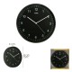 Reloj De Pared Ø 30 cm. Color Negro