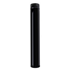 Wolfpack Tubo de Estufa Acero Vitrificado Negro Ø 175 mm. Ideal Estufas de Leña, Chimenea, Alta resistencia, Color Negro