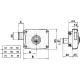 Cerradura Lince 5125A-BO/ 80 Derecha