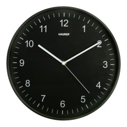 Reloj De Pared Ø 30 cm. Color Negro